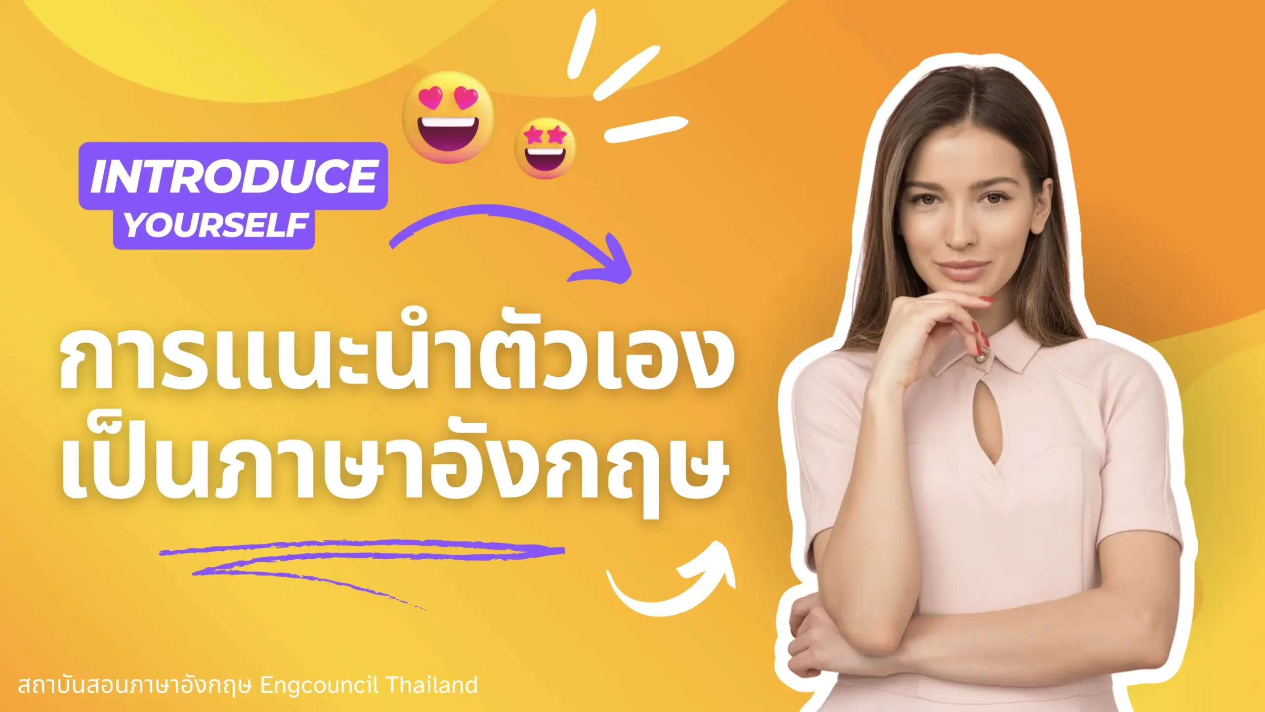 วิธีการแนะนำตัวเป็นภาษาอังกฤษ