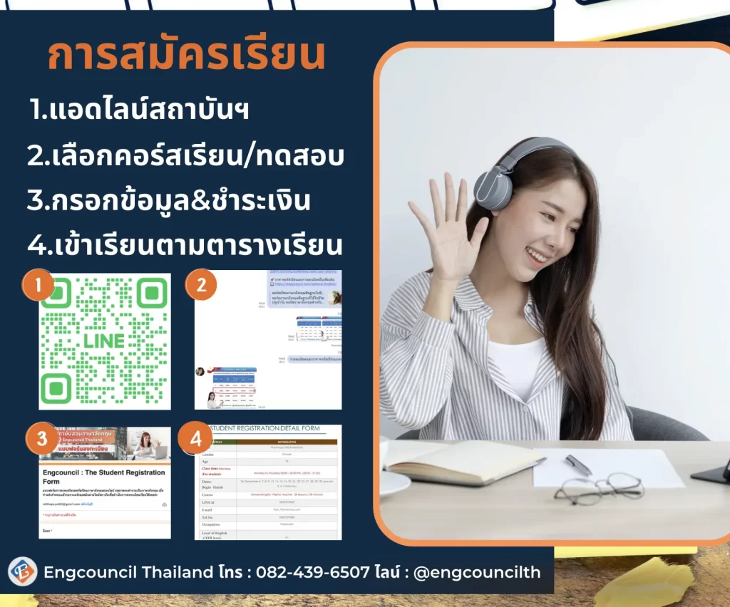 การสมัครเรียนภาษาอังกฤษกับ Engcouncil