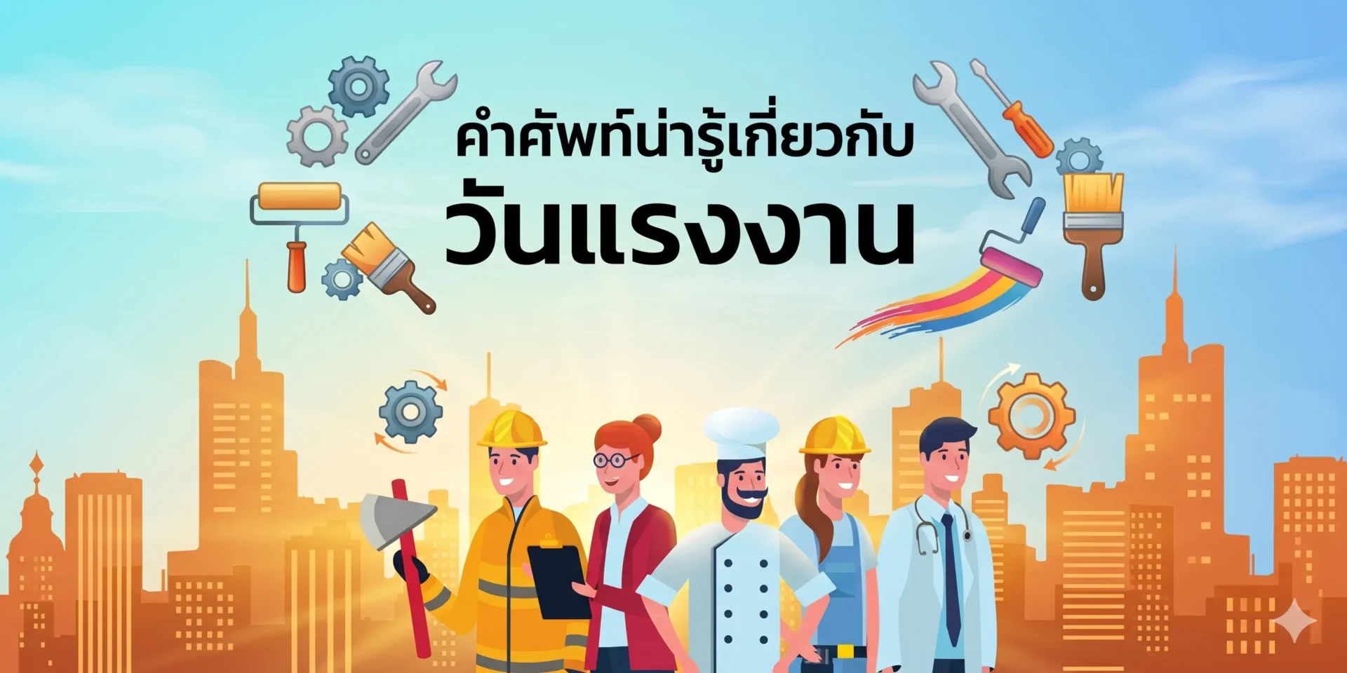 คำศัพท์ภาษาอังกฤษที่เกี่ยวข้องกับวันแรงงาน