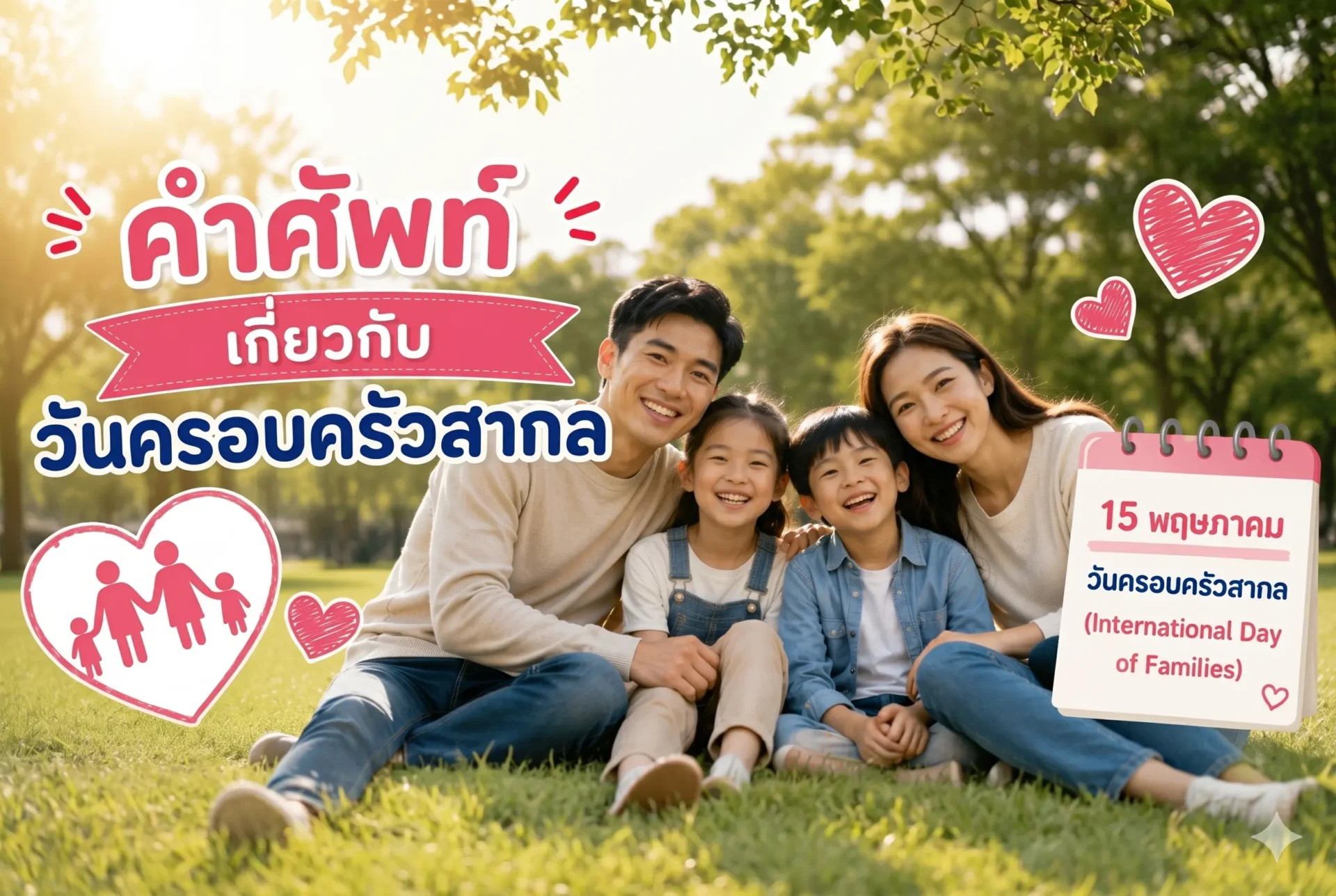 คำศัพท์เกี่ยวกับครอบครัว