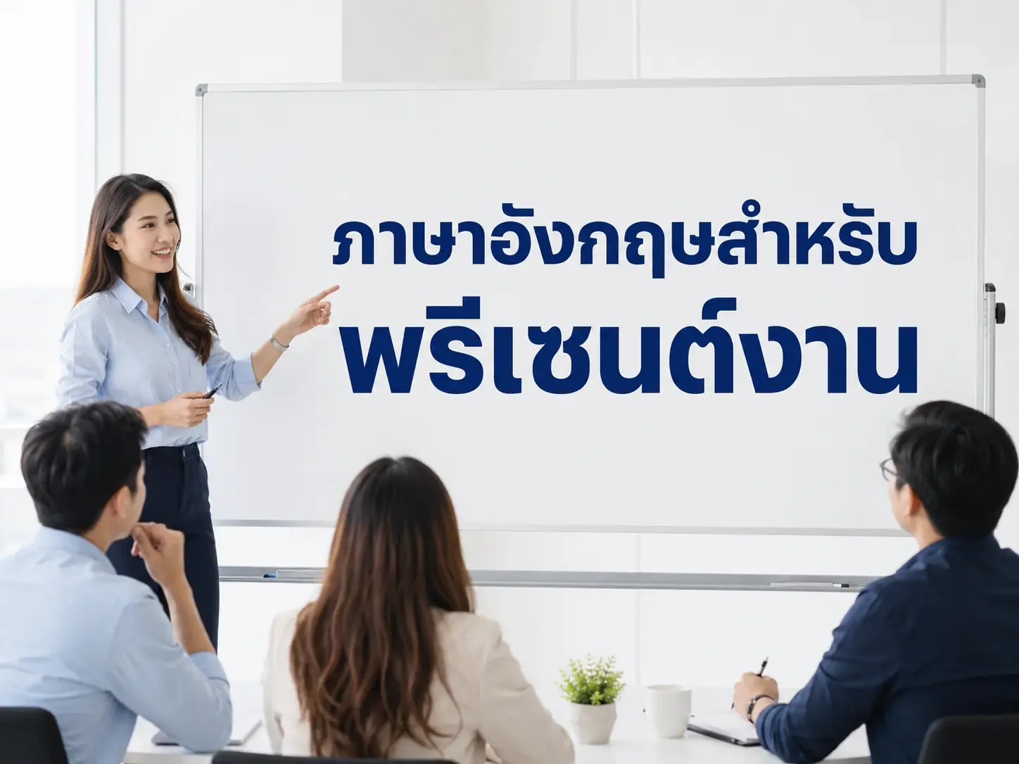 ภาษาอังกฤษสำหรับพรีเซนต์งาน พูดอย่างไรให้ดูเป็นมืออาชีพ